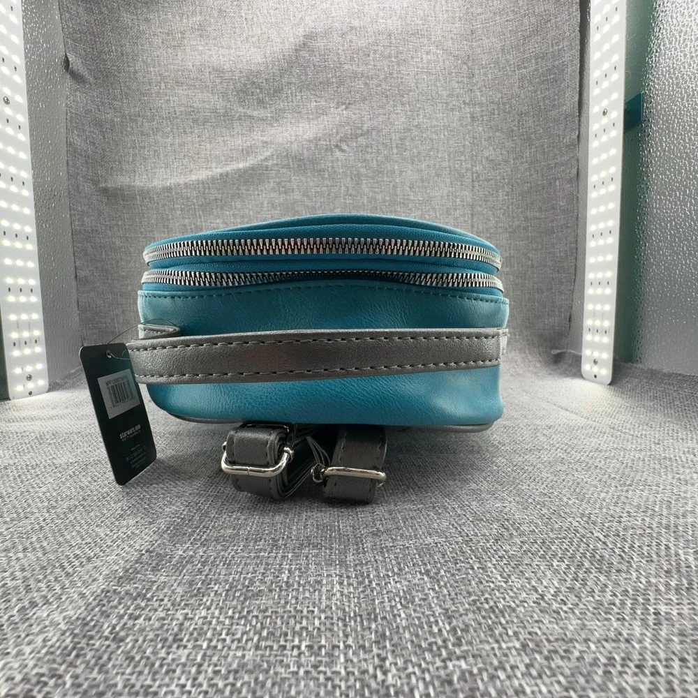 Star Wars Ahsoka Tano Mini Backpack Bioworld Teal Grey Cosplay Bag NEW